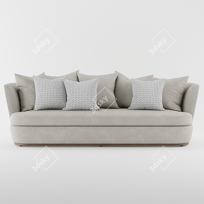 Minimalist Apollo Sofa - Maxalto 3D model image 2