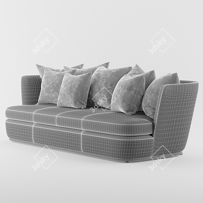 Minimalist Apollo Sofa - Maxalto 3D model image 3