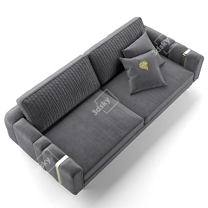 Elegant Giorgio Charisma Sofa 3D model image 3
