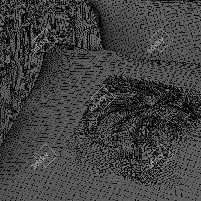 Elegant Giorgio Charisma Sofa 3D model image 6