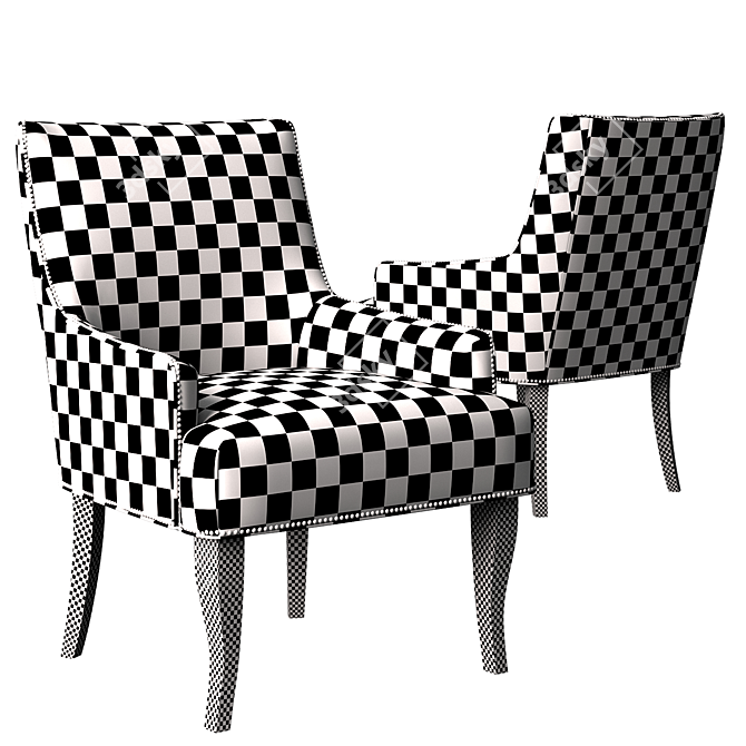 Tumnus Chair: Elegant and Comfortable Seating 3D model image 3