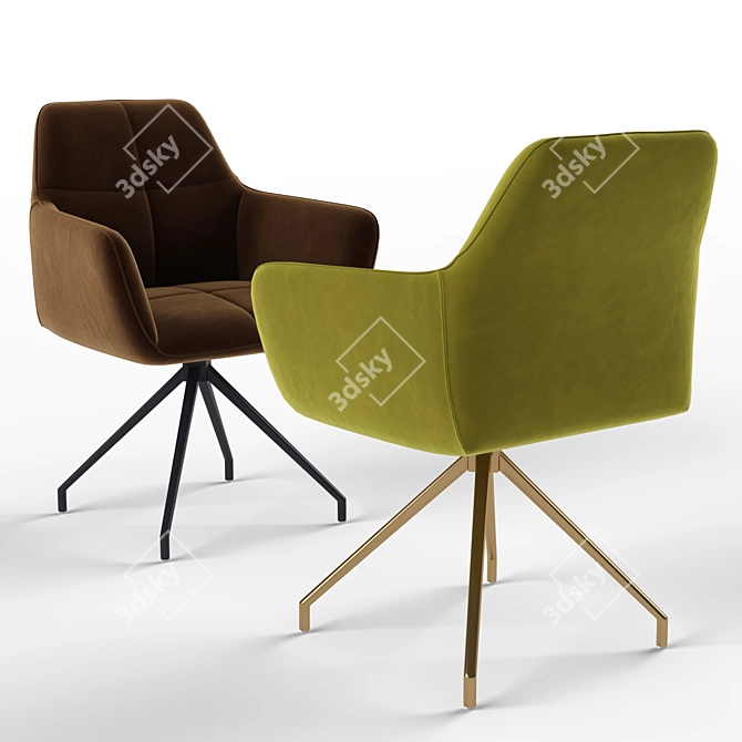 Modern Kingscross Chair: Stylish & Versatile 3D model image 3
