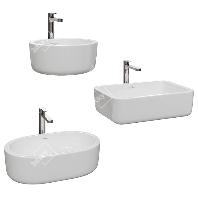 Architectura Overhead Sinks by Villeroy & Boch 3D model image 1
