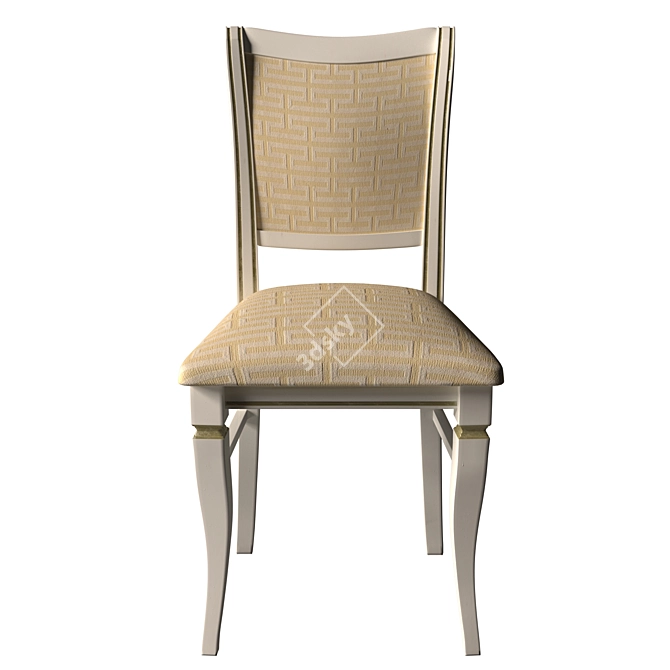 Title: Elegant Classic Chair 3D model image 4