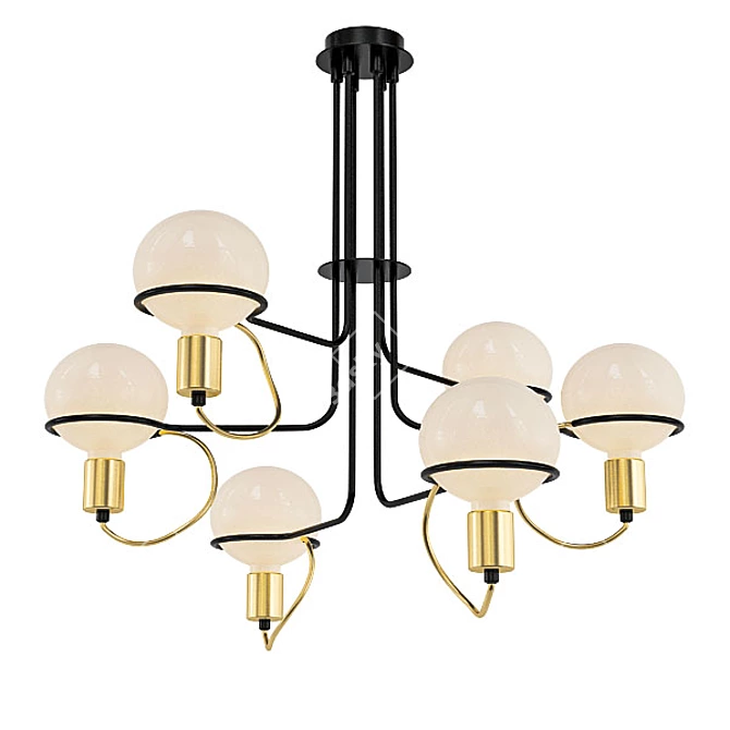 Title: Modern Hanging Lights Collection 3D model image 2