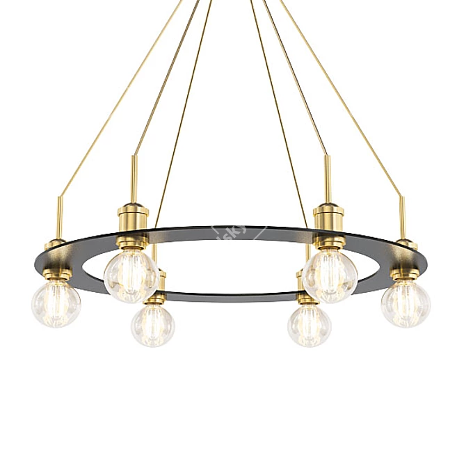 Title: Modern Hanging Lights Collection 3D model image 3