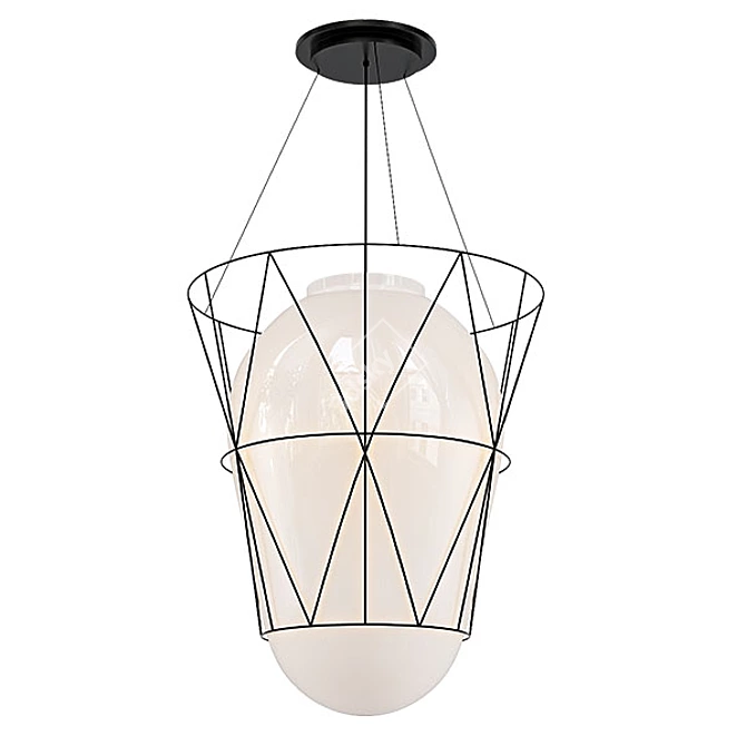 Modern Chandelier Collection 3D model image 2