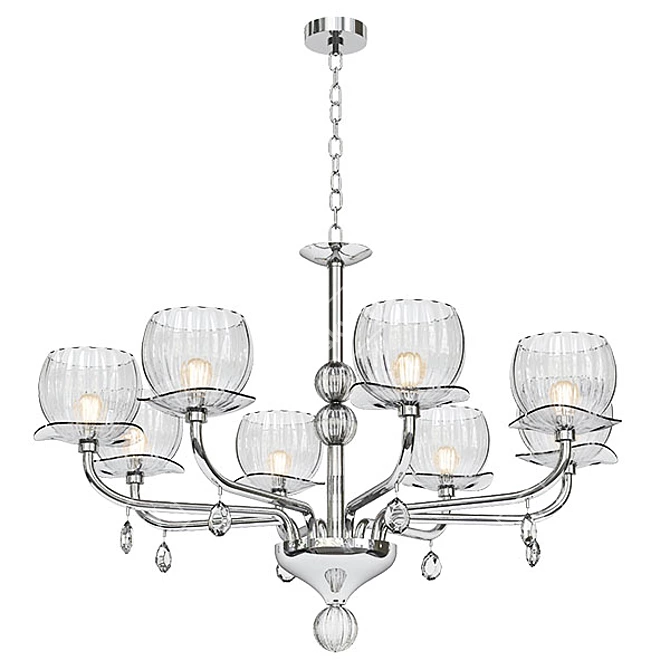 Modern Chandelier Collection 3D model image 3