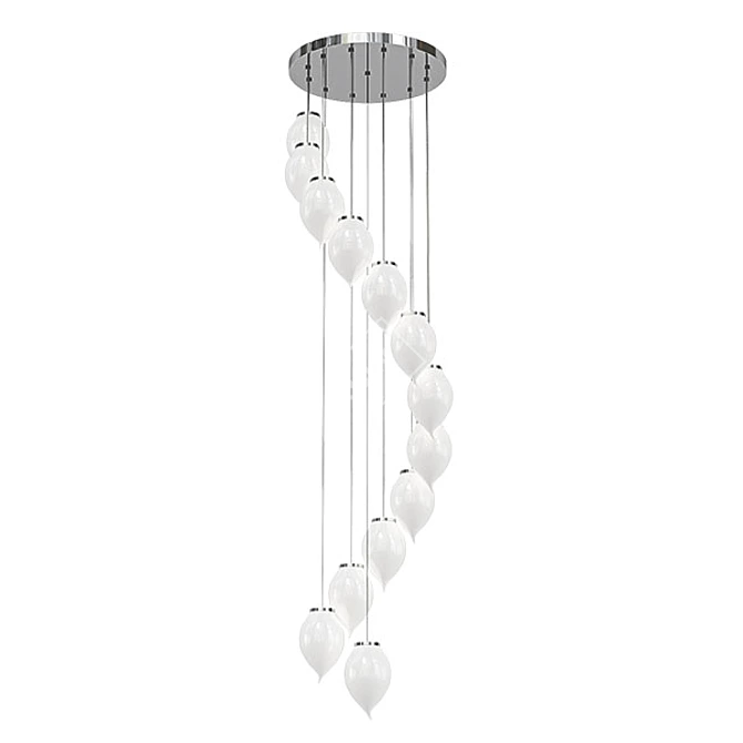 Modern Chandelier Collection 3D model image 5