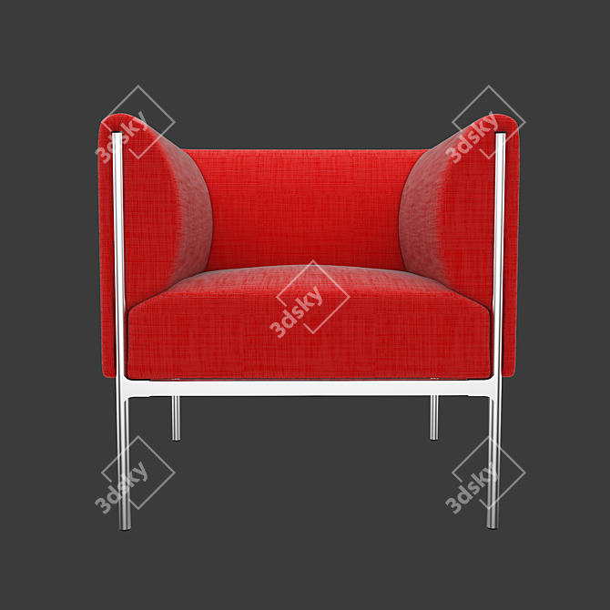 Elegant LS-16 Arm Chair: Timeless Beauty 3D model image 1