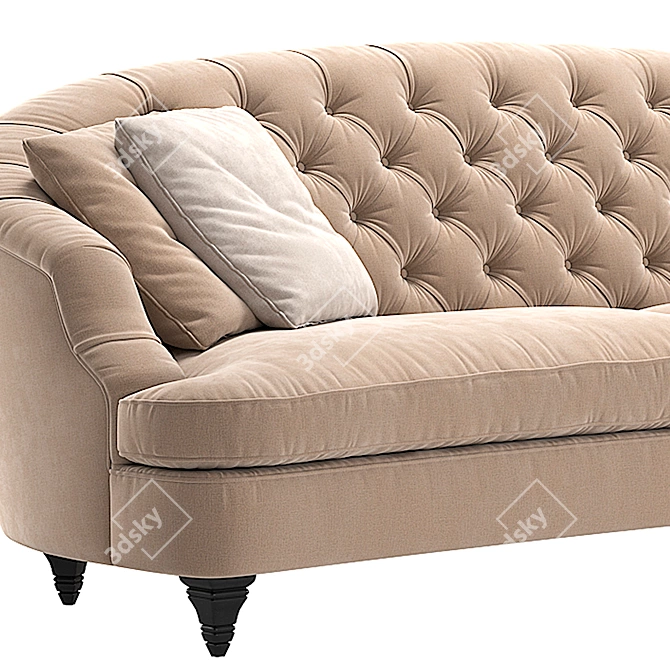 Tosconova Savon Sofa: Elegant and Stylish 3D model image 3