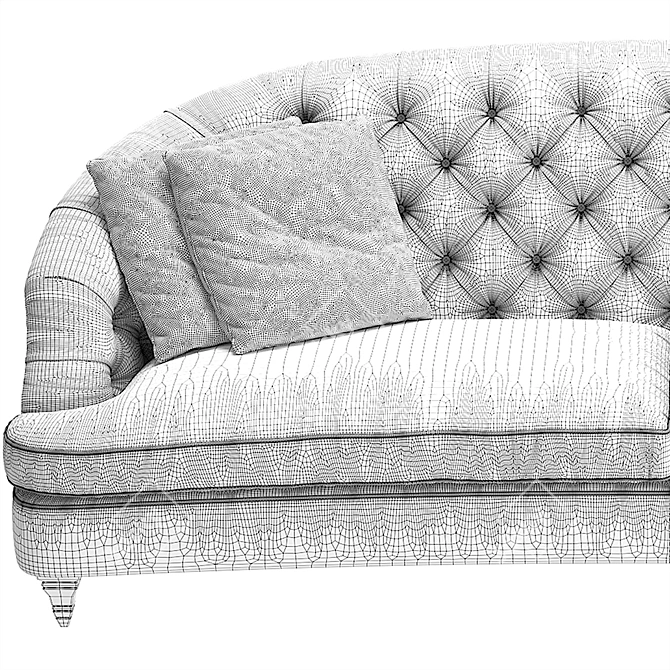 Tosconova Savon Sofa: Elegant and Stylish 3D model image 4