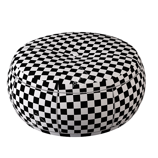 Underwood Ottoman: Stylish & Functional 3D model image 3