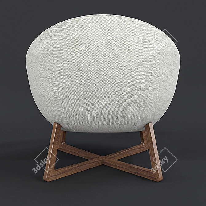 Pod Lounge Chair: Ultimate Comfort in Style 3D model image 6