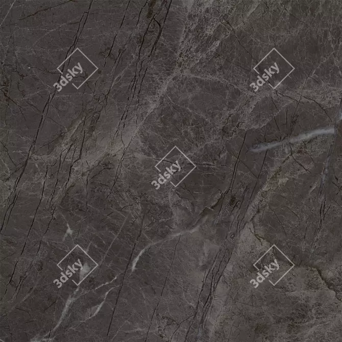  Alanya Fume Wall Tiles: Multi-Texture 60x60cm 3D model image 4