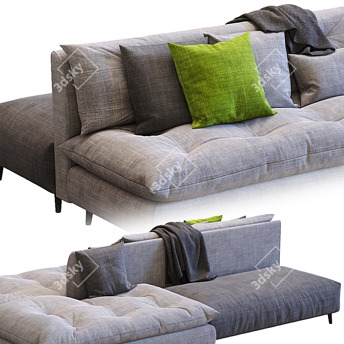 Modern Bonaldo AVARIT Sofa 3D model image 3