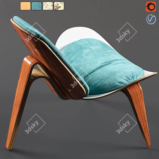 Eternal Comfort Smile Chair 3D model image 5