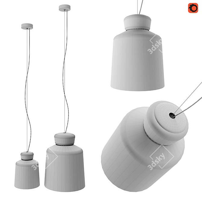 Astep SB Cinquantotto: Elegant Lighting Solution 3D model image 3