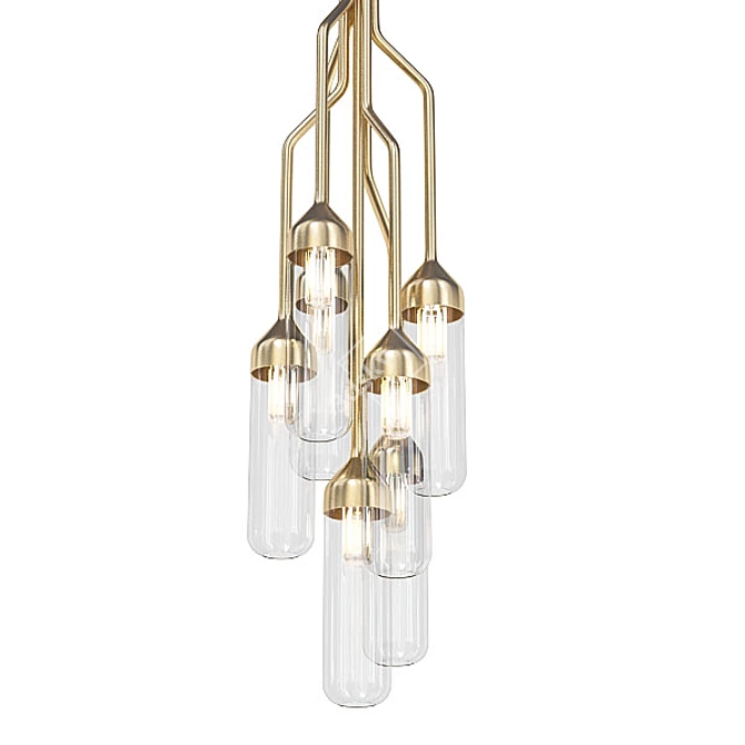 Modern Pendant Chandelier Collection 3D model image 3