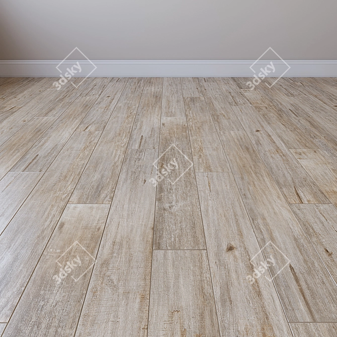 Lenda Oak Porcelain Tile - Elegant Spanish Collection 3D model image 2