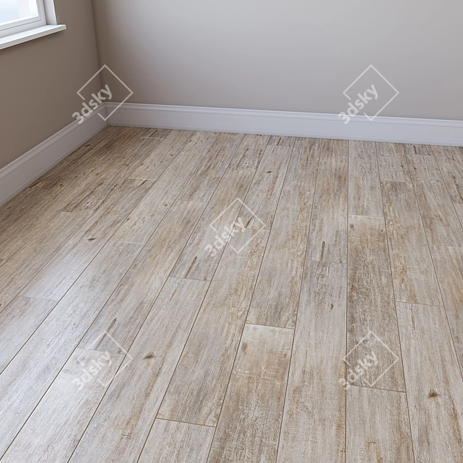 Lenda Oak Porcelain Tile - Elegant Spanish Collection 3D model image 3