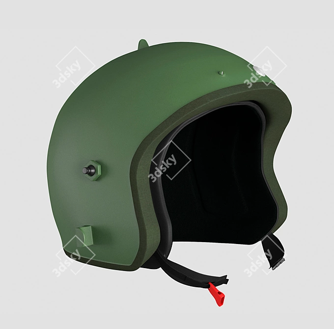 Advanced ZSh 1-2 Helmet 3D model image 1