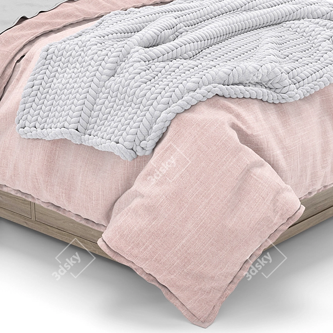 Elevate your space: RH Teen Laguna bed 3D model image 4
