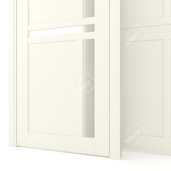 Modern Ivory Door: Tecnho 3D model image 2