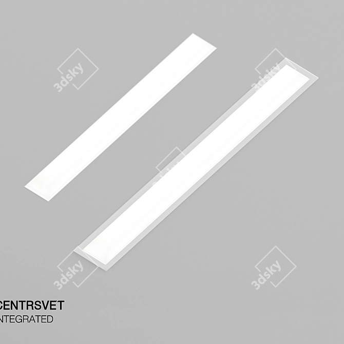 Om 3M Dif Line: Sleek Linear Lighting 3D model image 3