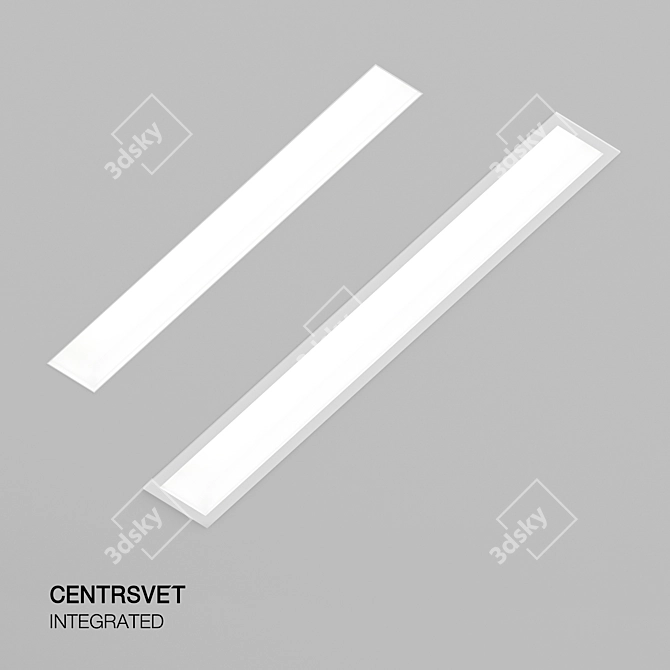Om 3M Dif Line: Sleek Linear Lighting 3D model image 4