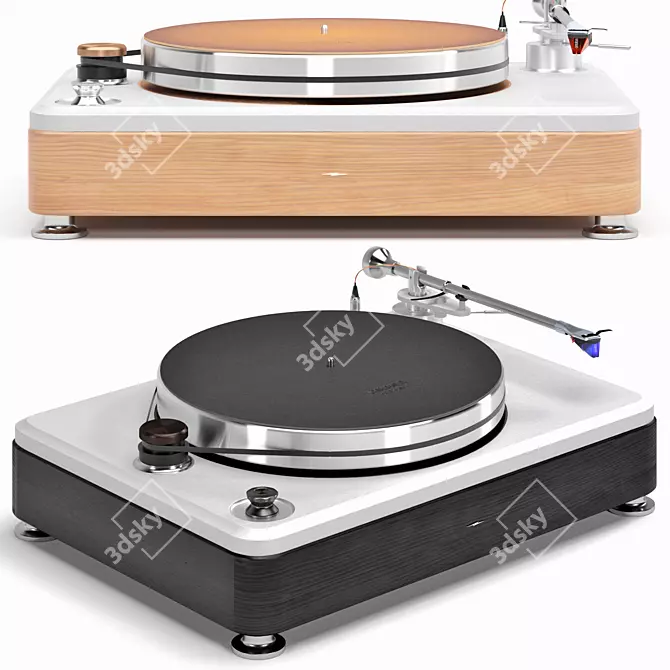 Premium Runwell Vinyl Player 3D model image 1