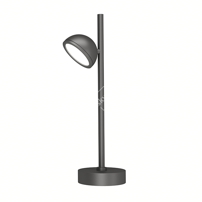 Everest LED Floor Lamp, White/Grey 3D model image 1