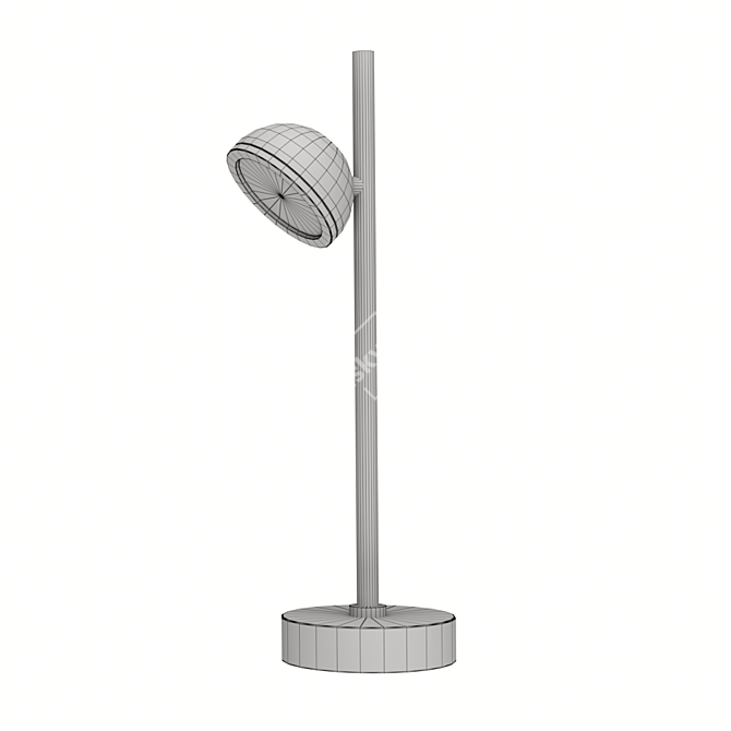 Everest LED Floor Lamp, White/Grey 3D model image 3