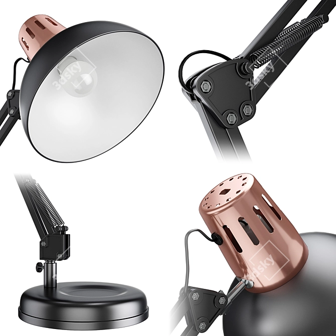 Arte Lamp Luxo: Elegant Table Lamp 3D model image 2