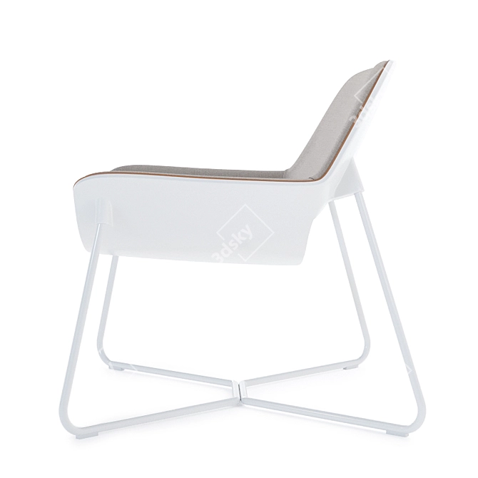 Sleek Doimo Brasil Armchair 3D model image 3