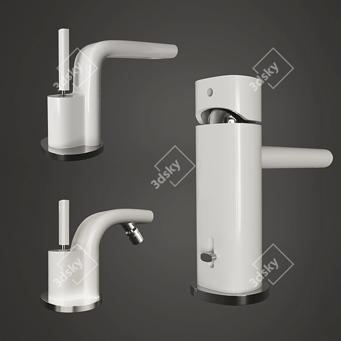 Elevate Your Bathroom: Pao Pao Joy Faucets 3D model image 3