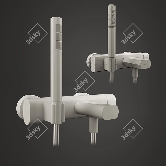 Elevate Your Bathroom: Pao Pao Joy Faucets 3D model image 4