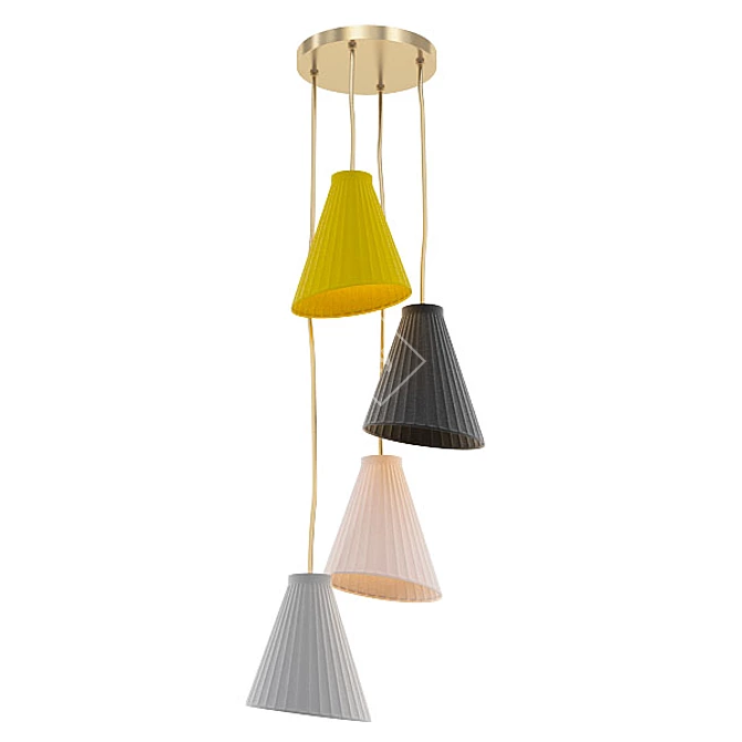 Modern Chandelier Collection 3D model image 3