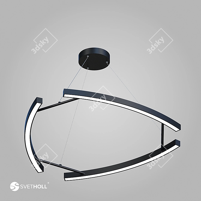 Solaris: Sleek Solar Lighting 3D model image 1