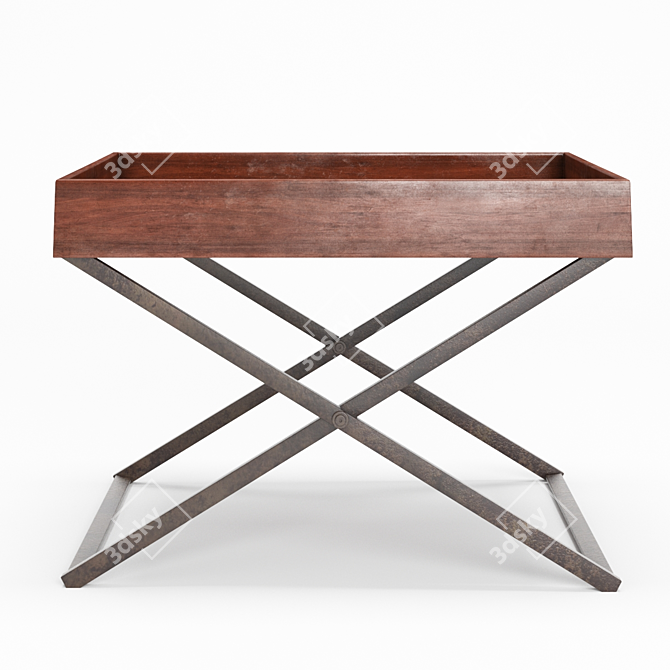 Elegant Cooper Classics Perera Table 3D model image 2