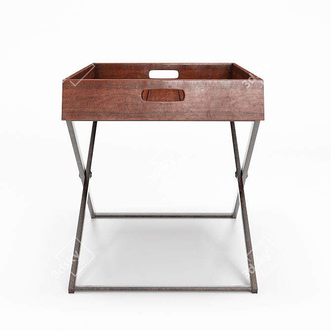 Elegant Cooper Classics Perera Table 3D model image 3