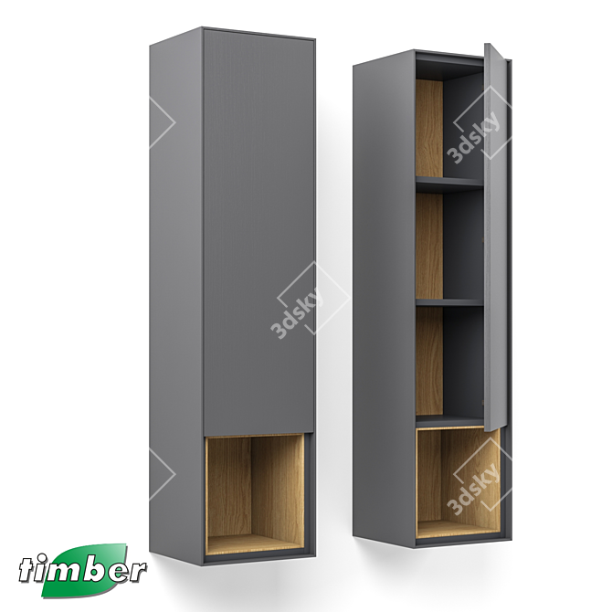 Modena Oak-MDF Cabinet T-653 | Timber-Mebel 3D model image 4