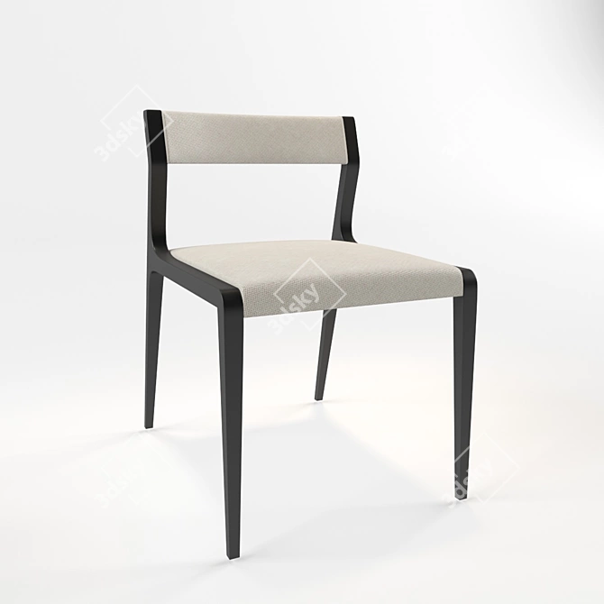 Artu 211 | Contemporary Stackable Chair 3D model image 1