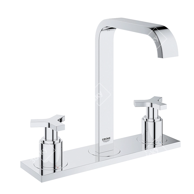Elegant Grohe Allure Mixer Taps 3D model image 4