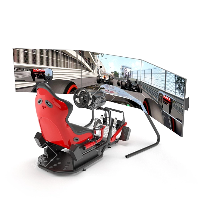 Ultimate Racing Simulator Experience 3D model image 2