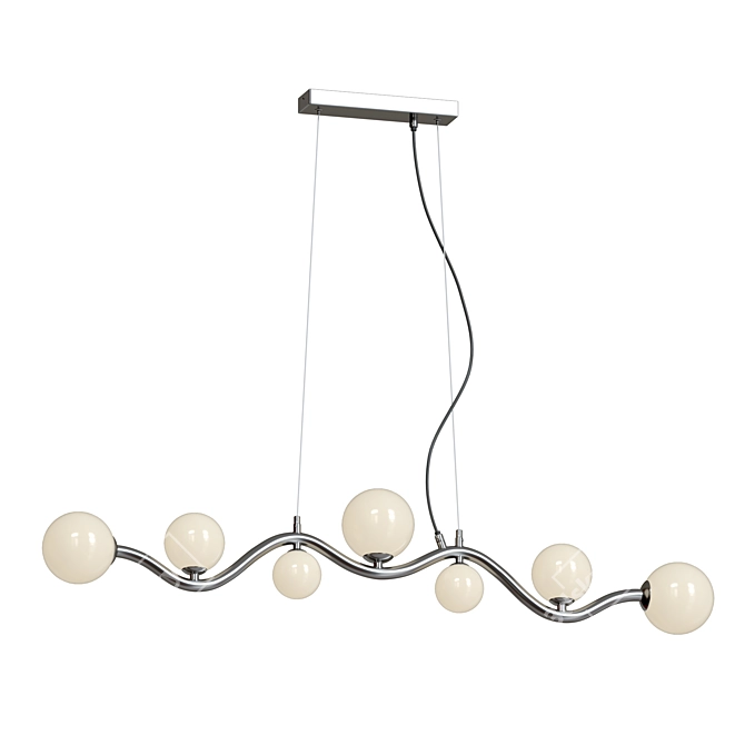 Elegant Uva Pendant Lamp 3D model image 4
