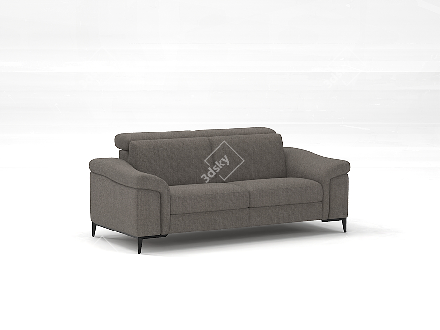 Belgian Antelao: Elegant, Versatile Sofa 3D model image 1