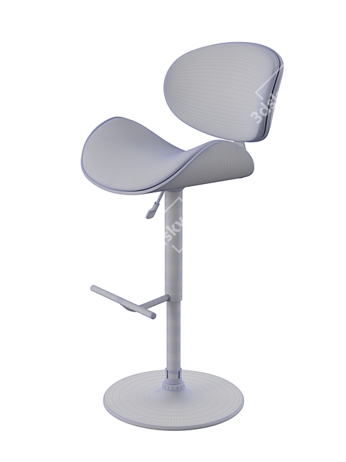 Flexible Bar Stool 3D model image 3