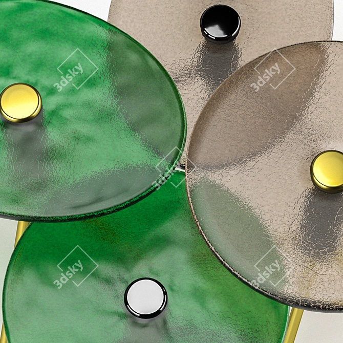 Modern Italian Porada Jelly Coffee Table 3D model image 5