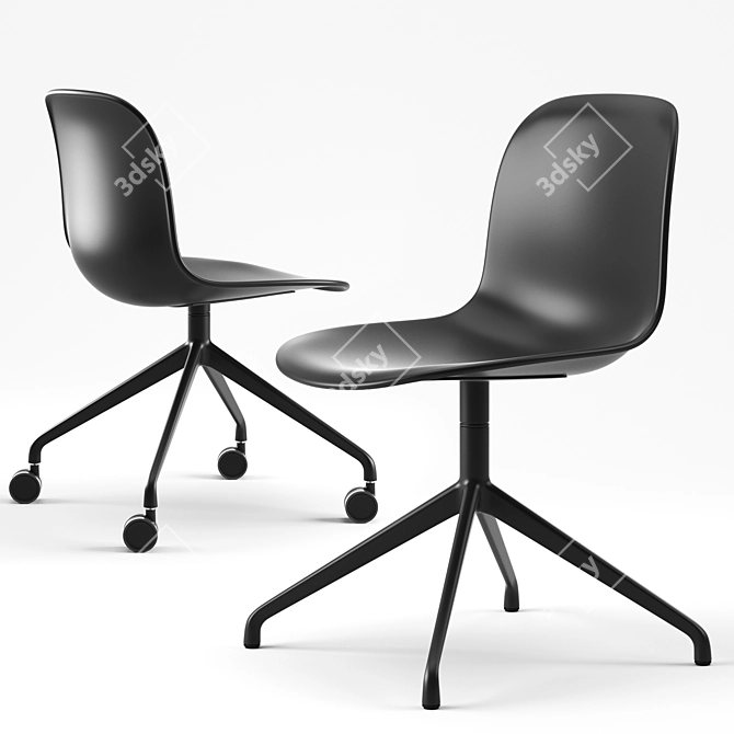 Arrmet Máni Plastic Chair 3D model image 1